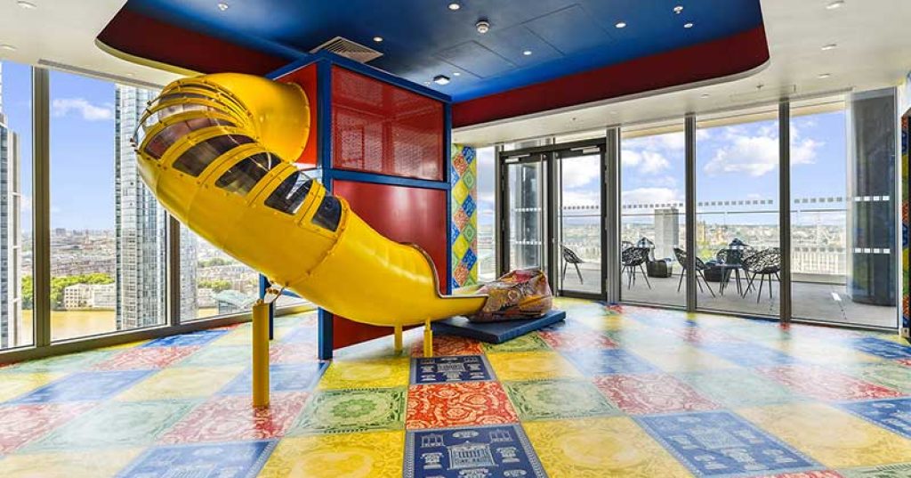 The Children's playroom at Damac Tower